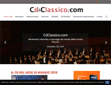 Tablet Screenshot of cdclassico.com